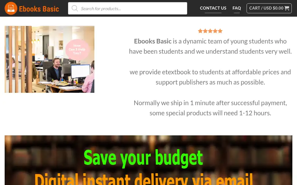 Screenshot of ebooksbasic.com