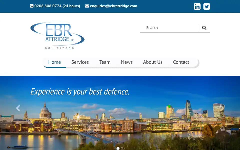 Screenshot of ebrattridge.com