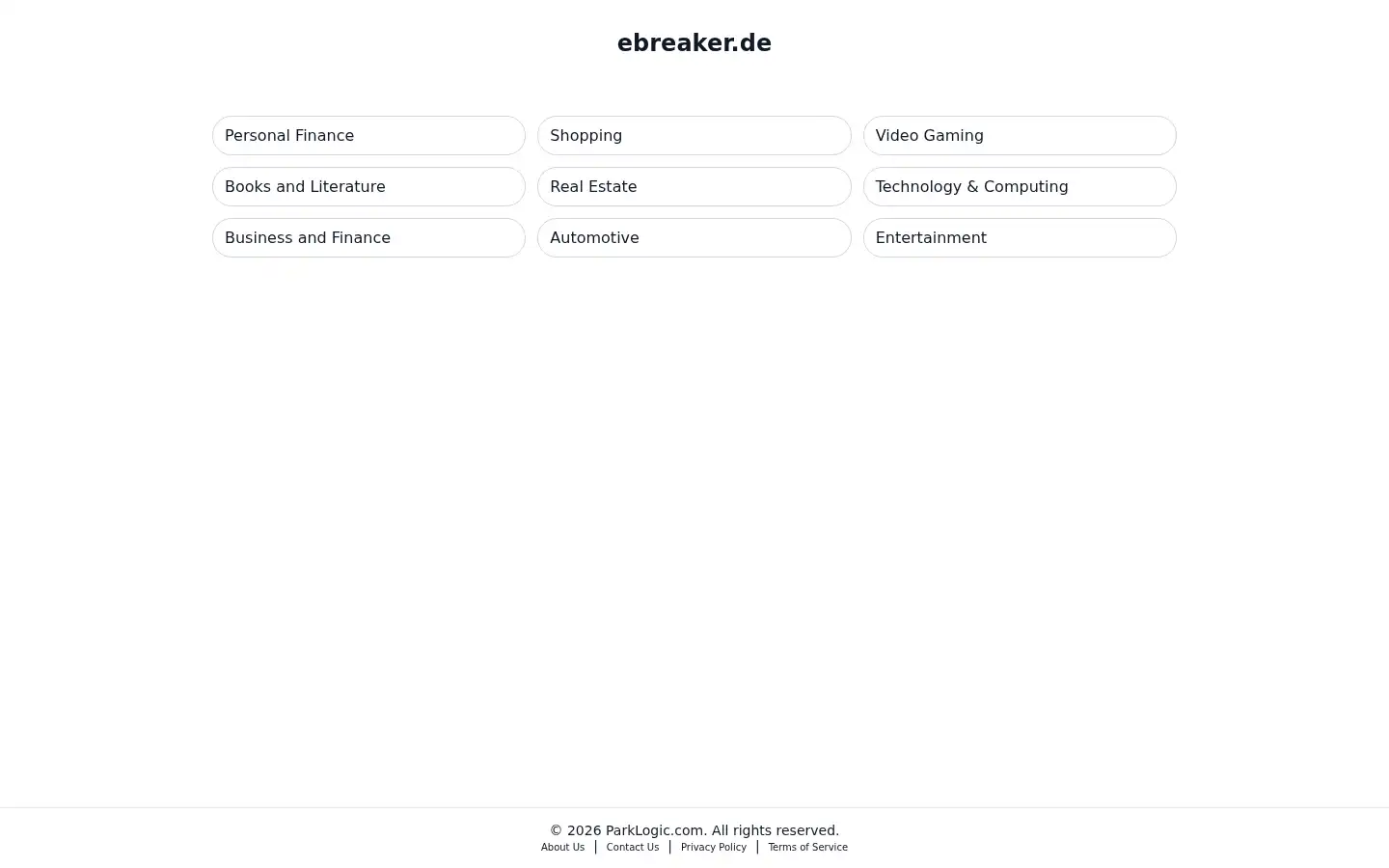 Screenshot of ebreaker.de