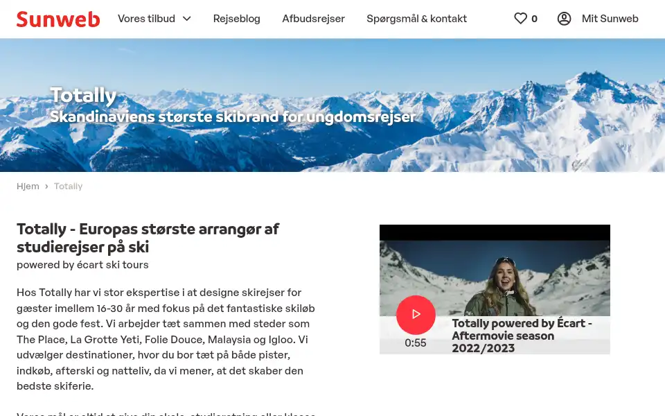 Screenshot of ecart.dk