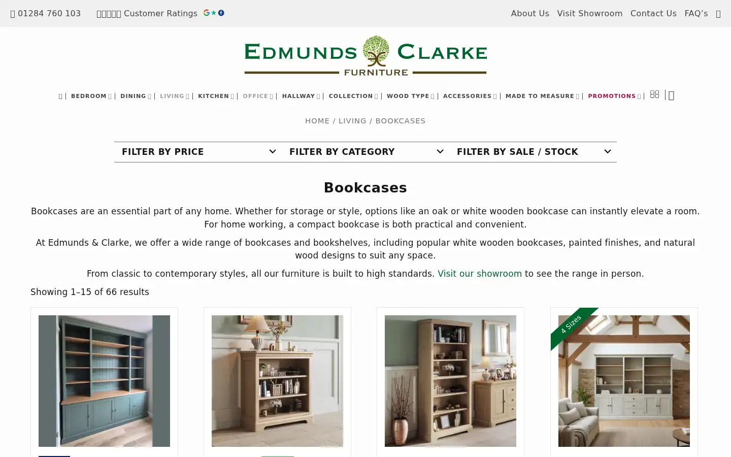 Screenshot of ecfurniture.co.uk