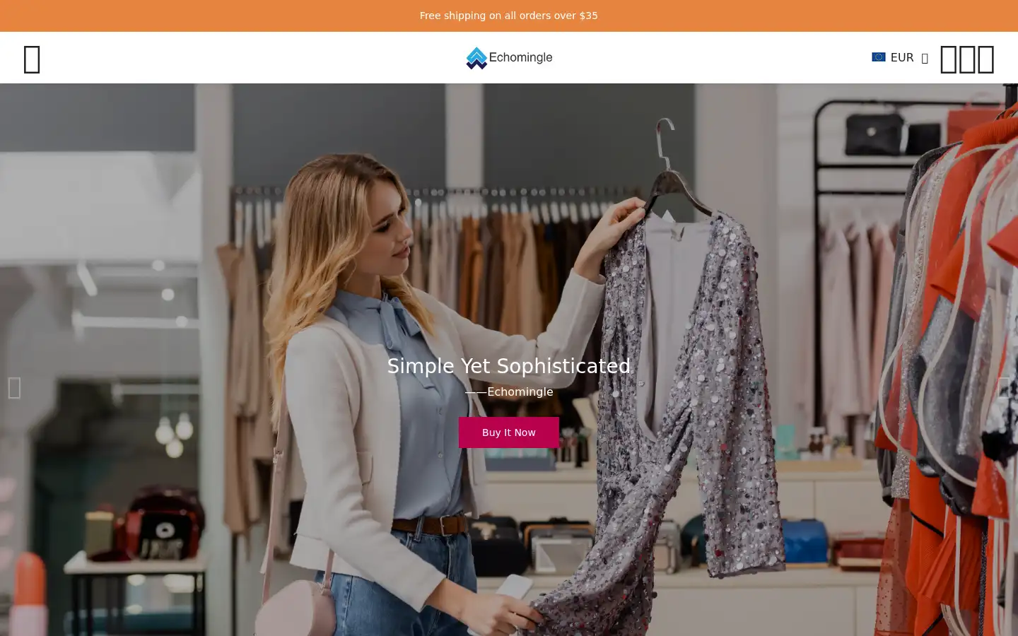 Screenshot of echomingle.com