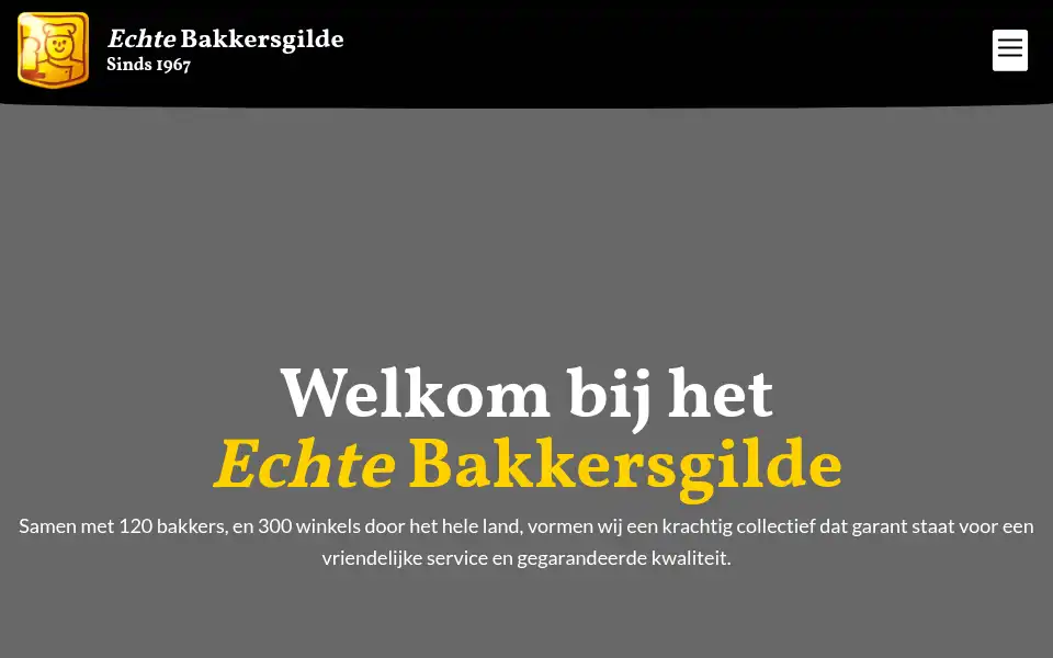 Screenshot of echtebakker.nl