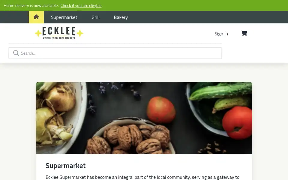 Screenshot of ecklee.co.uk