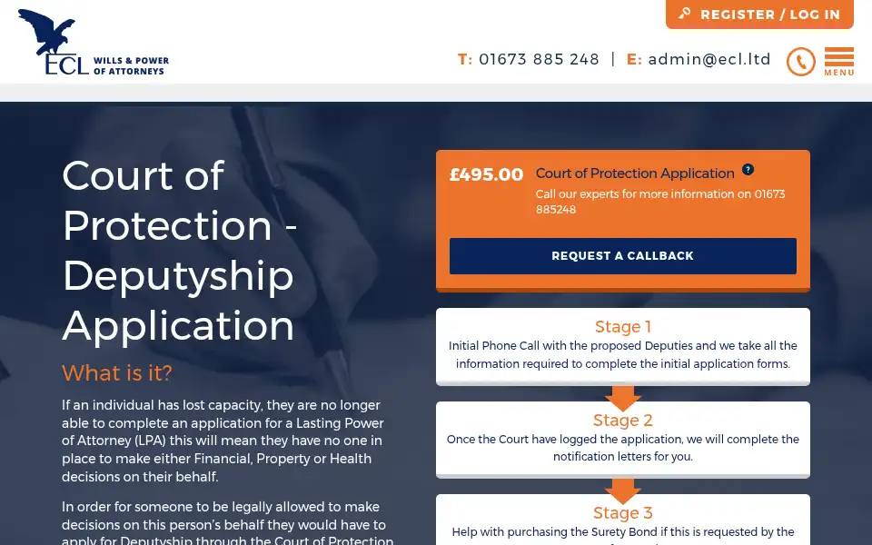 Screenshot of ecl.ltd