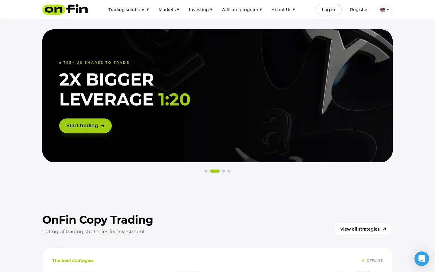 Screenshot of ecn.broker