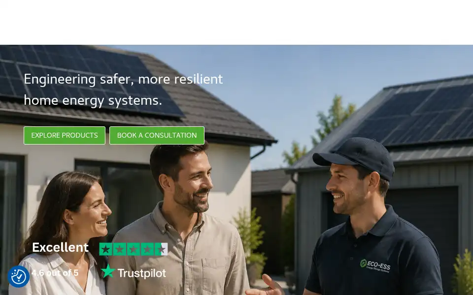 Screenshot of eco-ess.co.uk