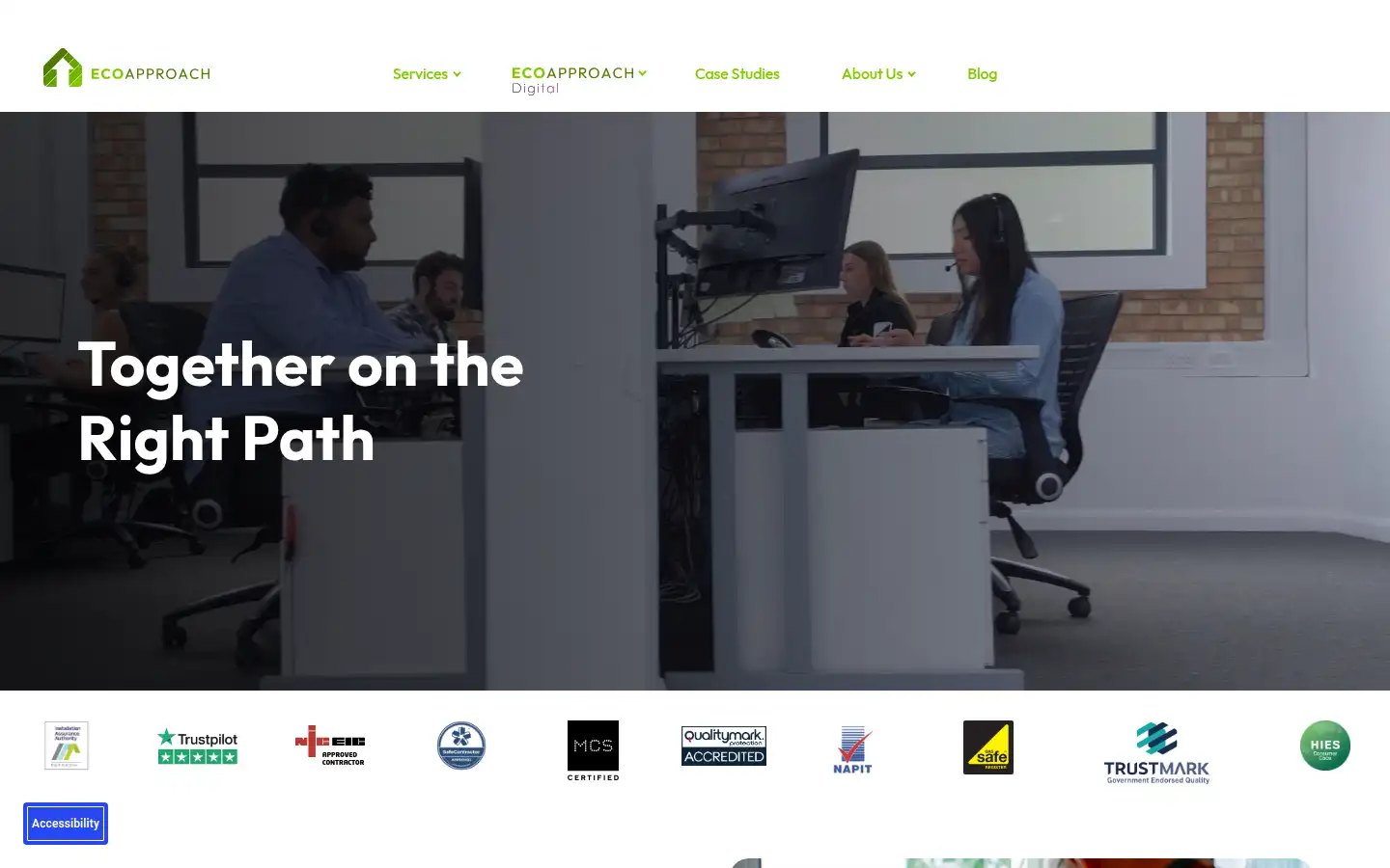 Screenshot of ecoapproach.co.uk