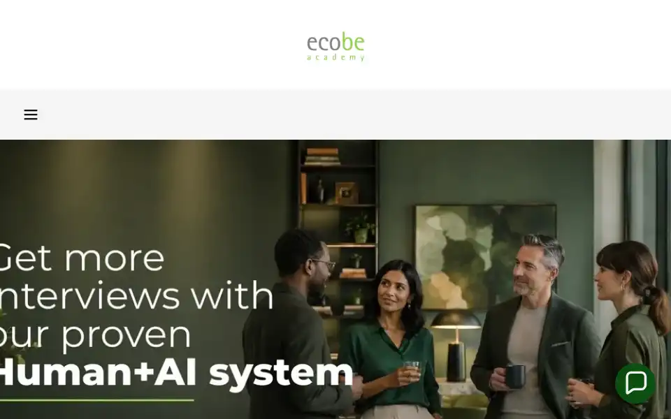Screenshot of ecobeacademy.com