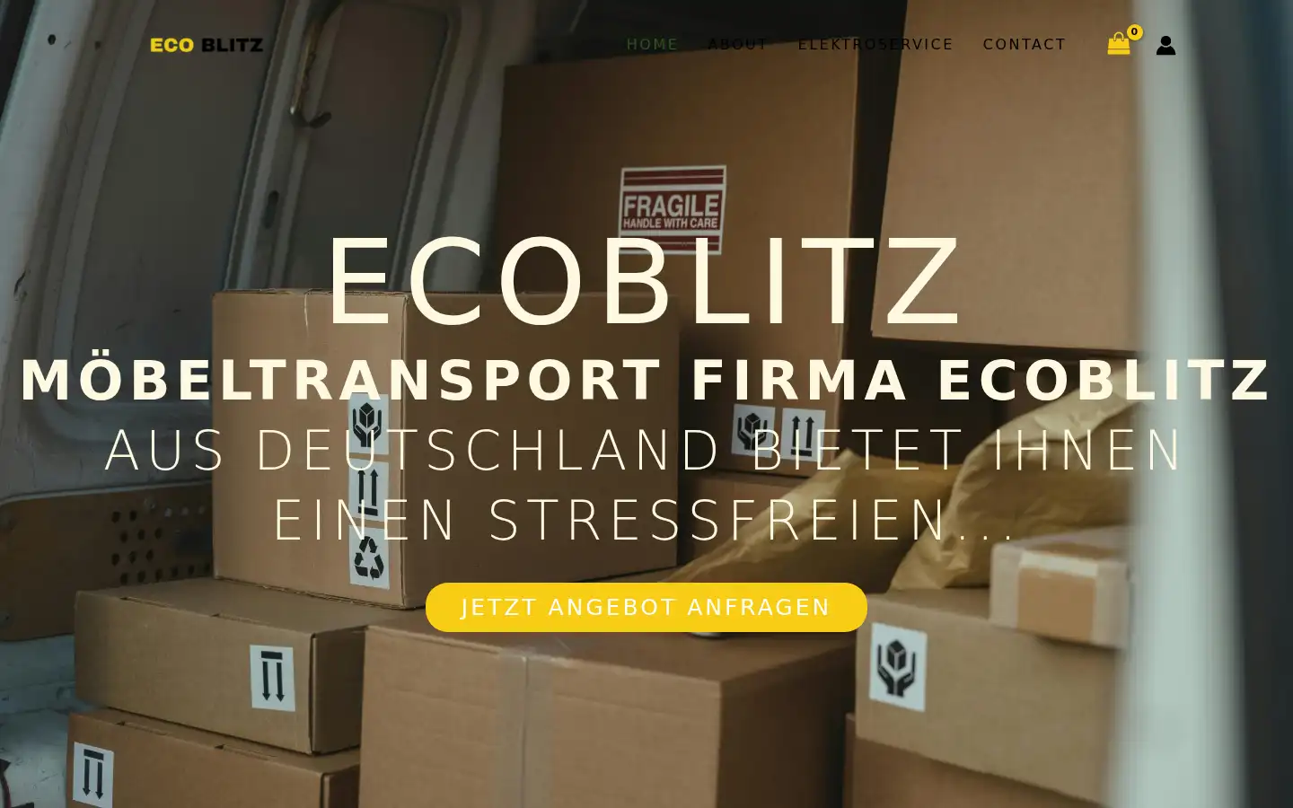 Screenshot of ecoblitz-ms.de
