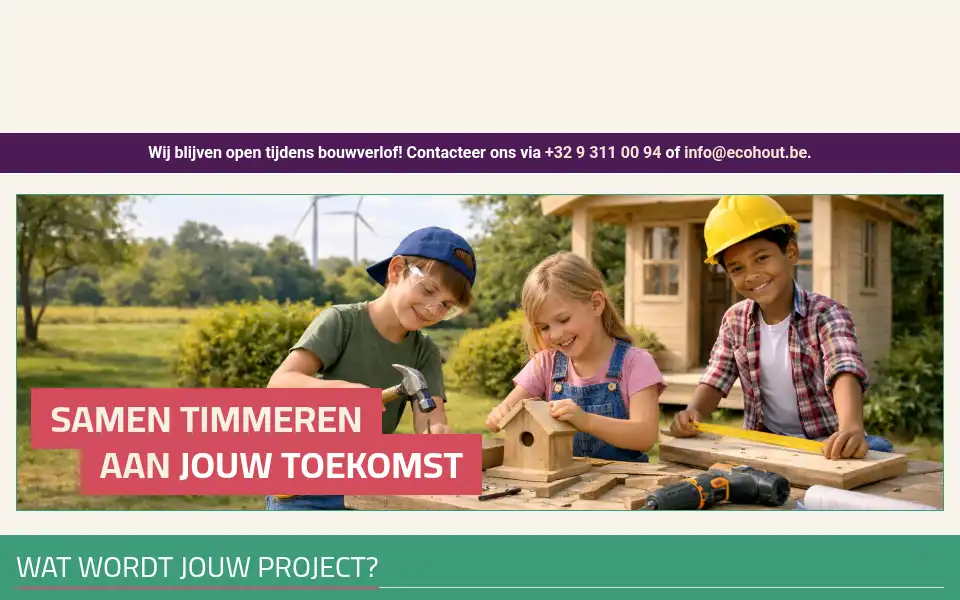 Screenshot of ecobouwmaterialen.be