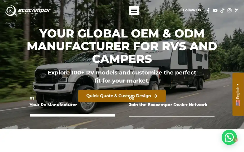 Screenshot of ecocampor.com