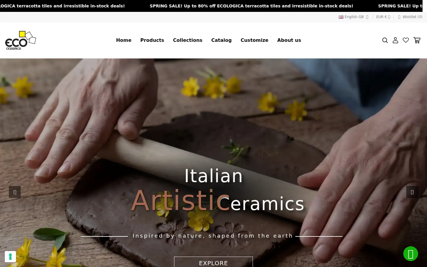Screenshot of ecoceramica.com