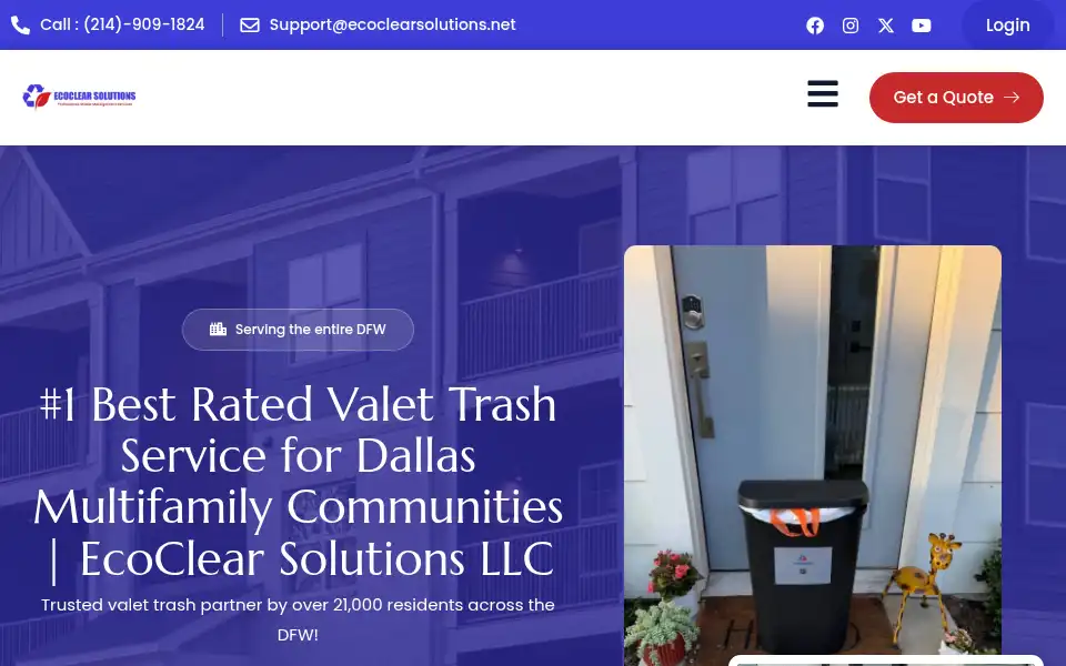 Screenshot of ecoclearsolutions.net