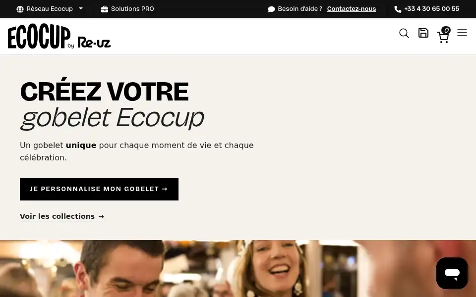 Screenshot of ecocup.com