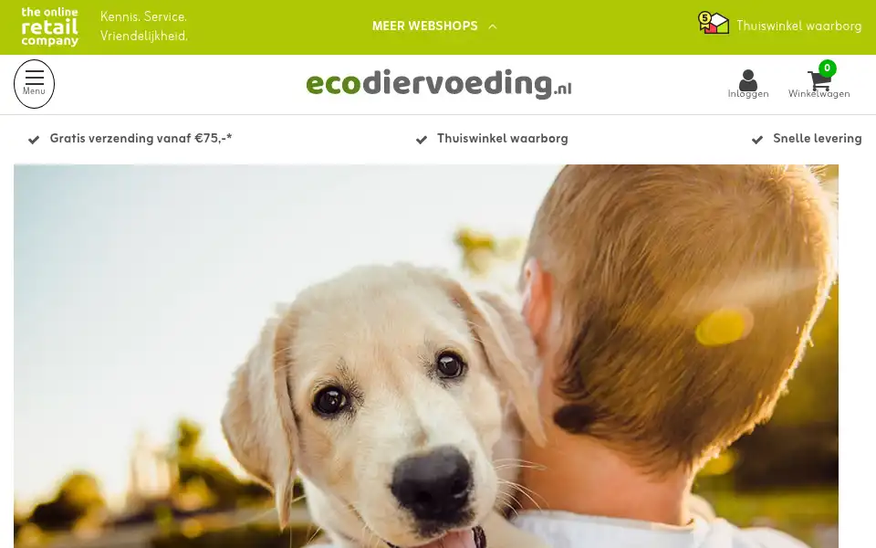 Screenshot of ecodiervoeding.nl