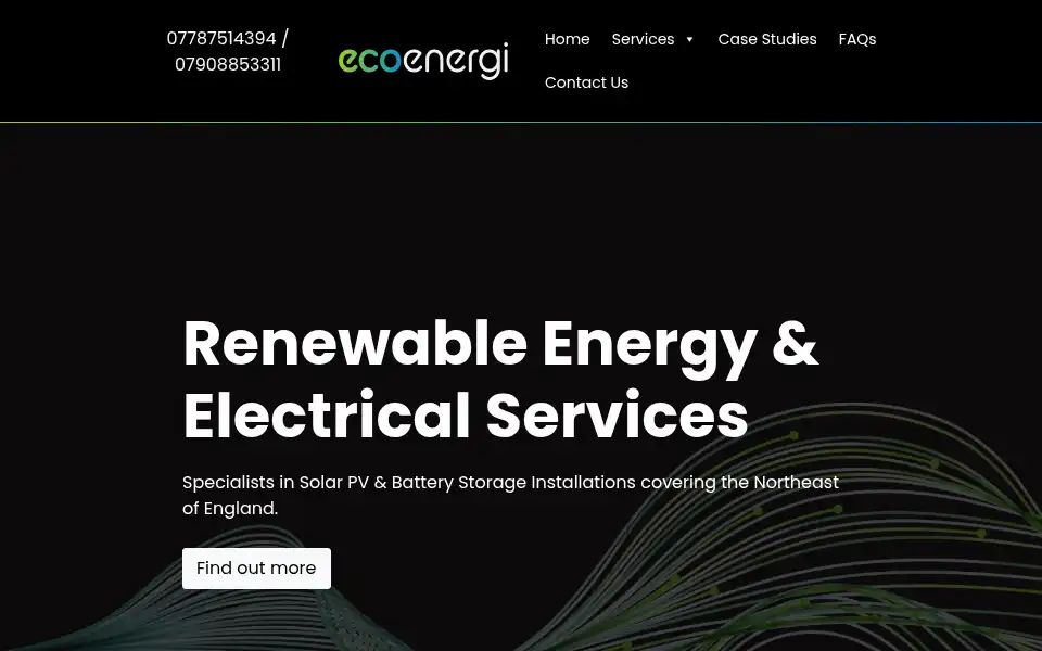 Screenshot of ecoenergi.co.uk