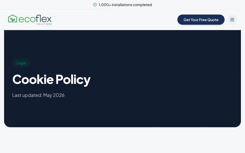 Screenshot of ecoflexsolutions.co.uk