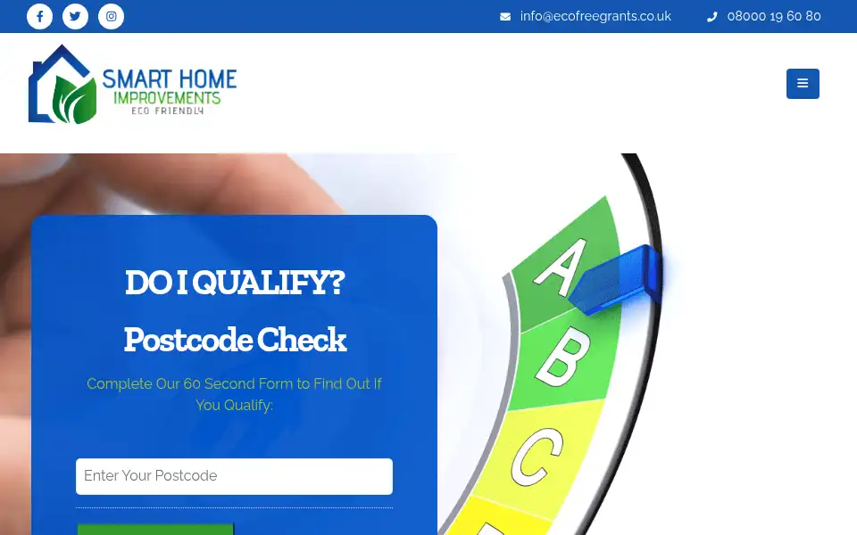 Screenshot of ecofreegrants.co.uk