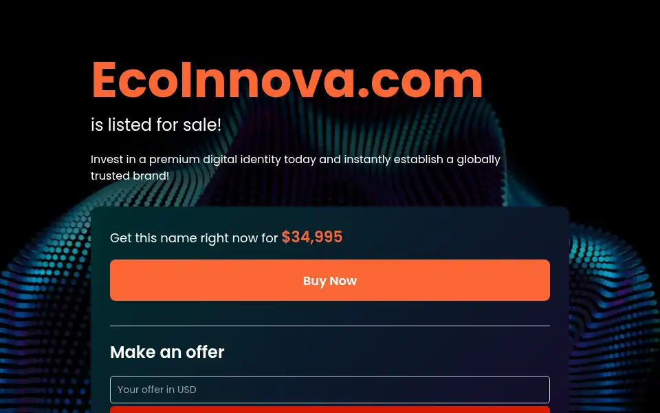 Screenshot of ecoinnova.com