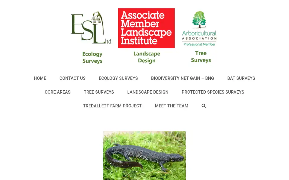 Screenshot of ecological-surveys-ltd.co.uk