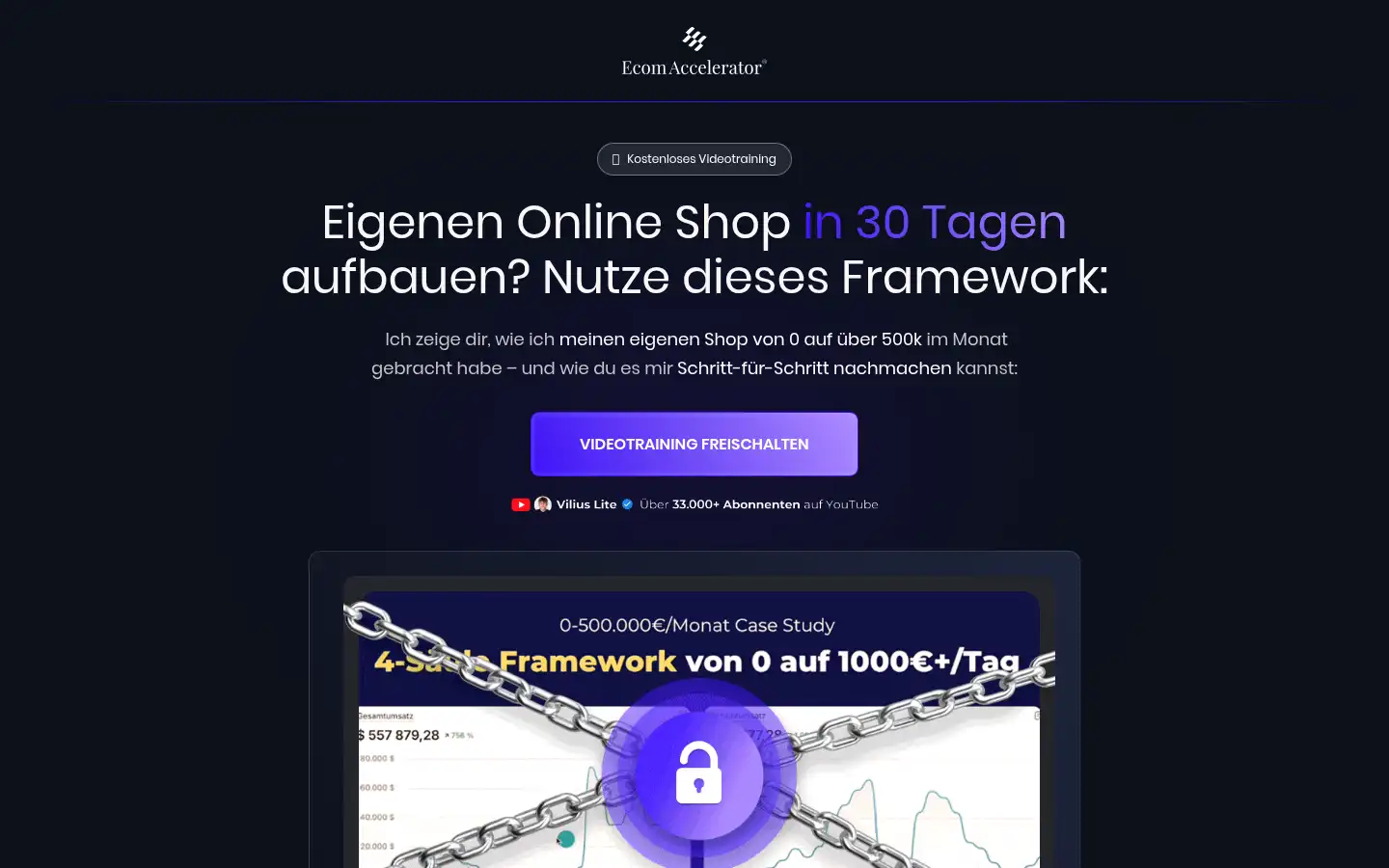 Screenshot of ecomaccelerator.de