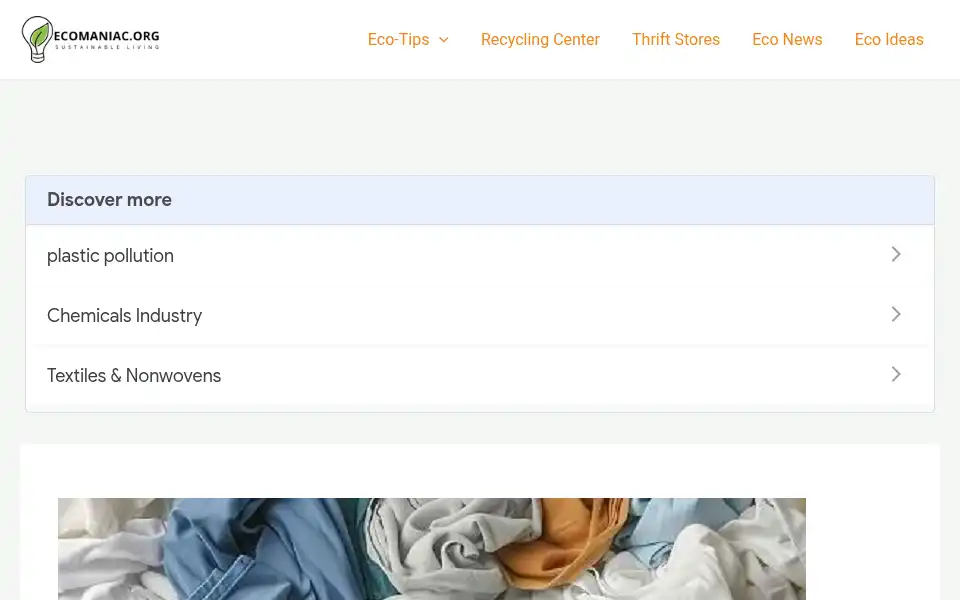Screenshot of ecomaniac.org