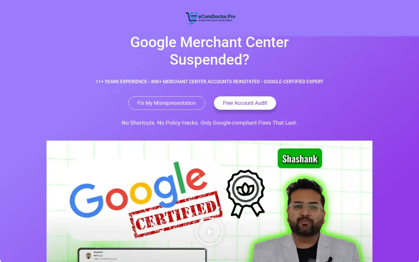 Screenshot of ecomdoctor.pro