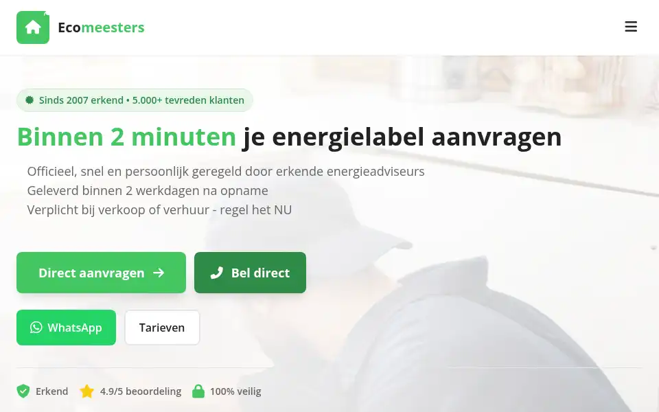 Screenshot of ecomeesters.nl