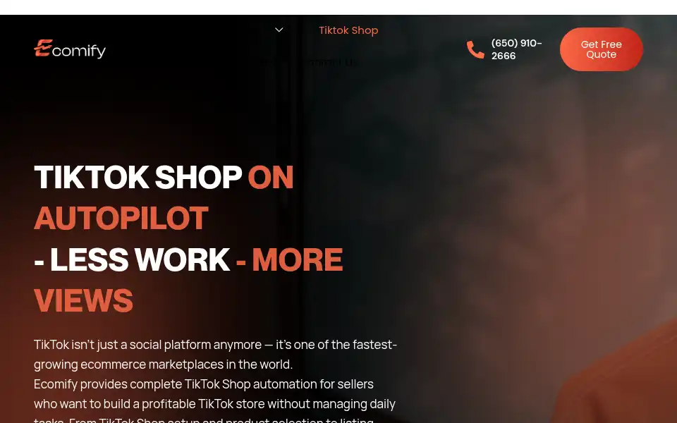 Screenshot of ecomify.org