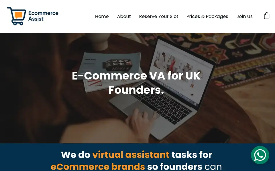 Screenshot of ecommerceassist.co.uk