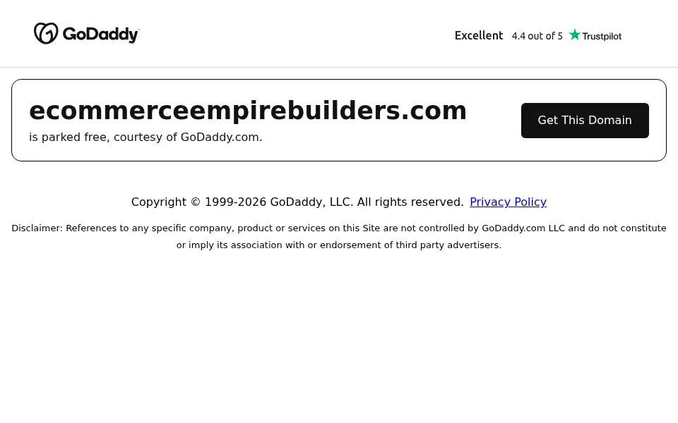 Screenshot of ecommerceempirebuilders.com
