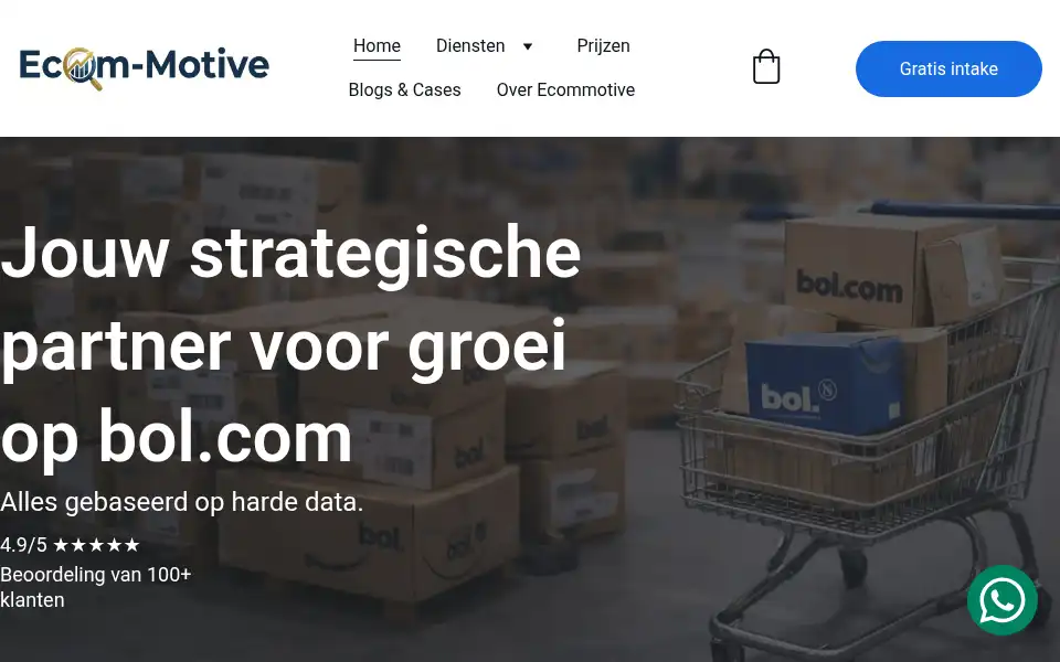 Screenshot of ecommotive.nl