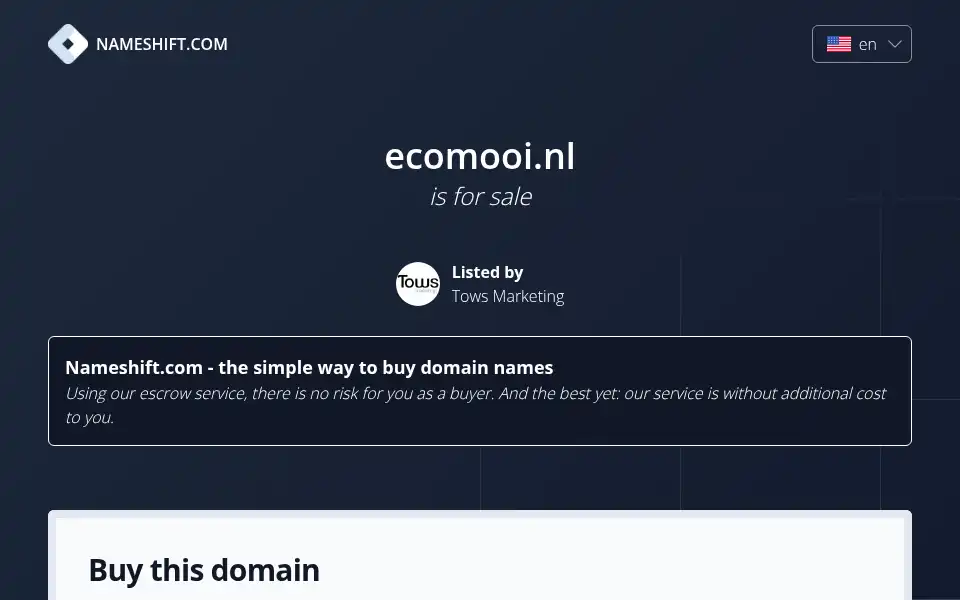 Screenshot of ecomooi.nl