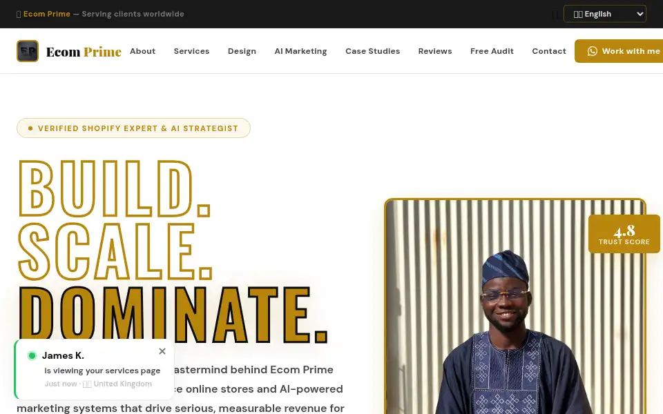 Screenshot of ecomprime.netlify.app