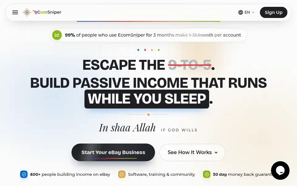 Screenshot of ecomsniper.io