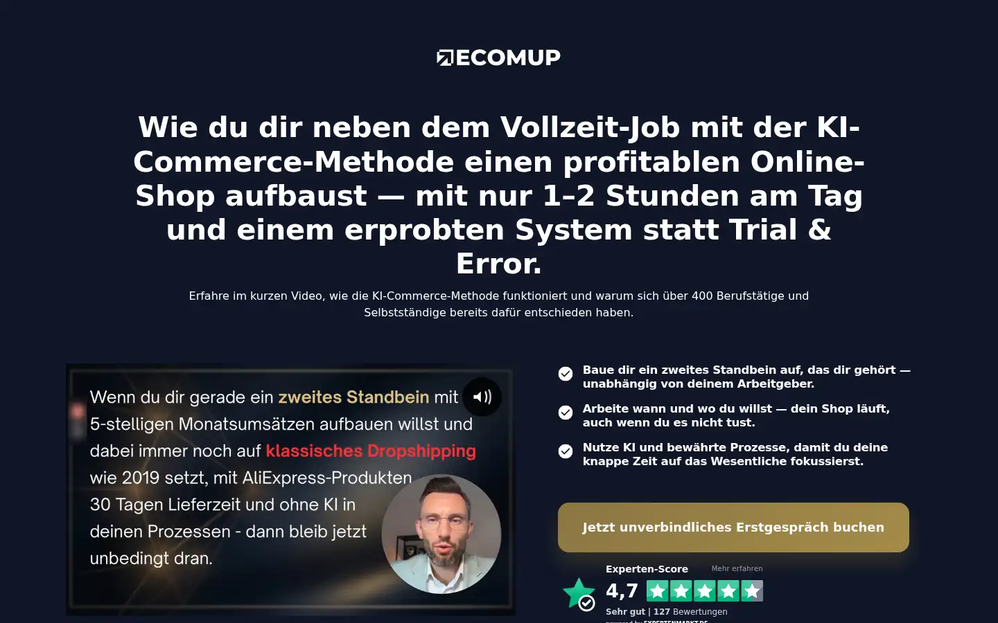 Screenshot of ecomupconsulting.de