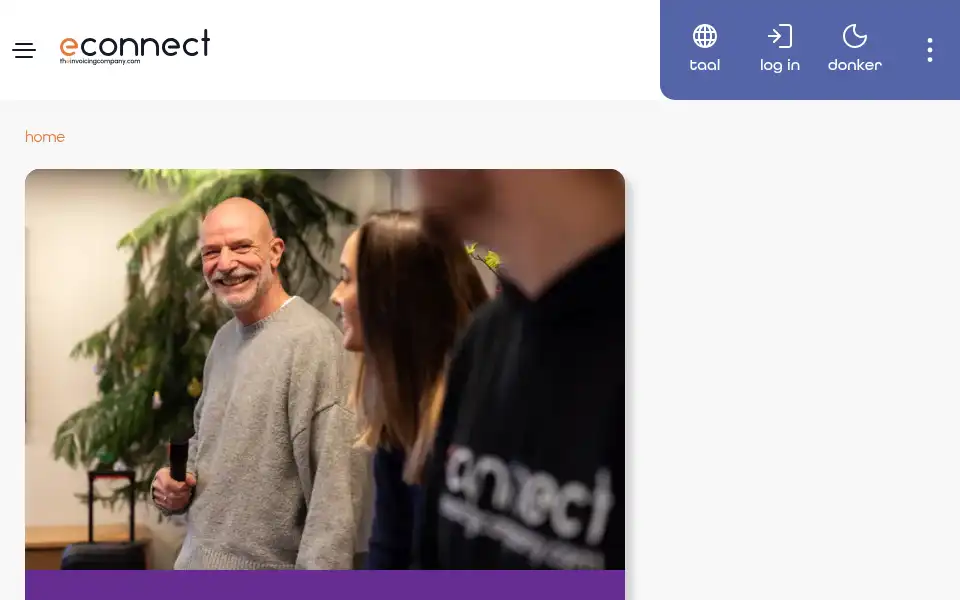 Screenshot of econnect.eu