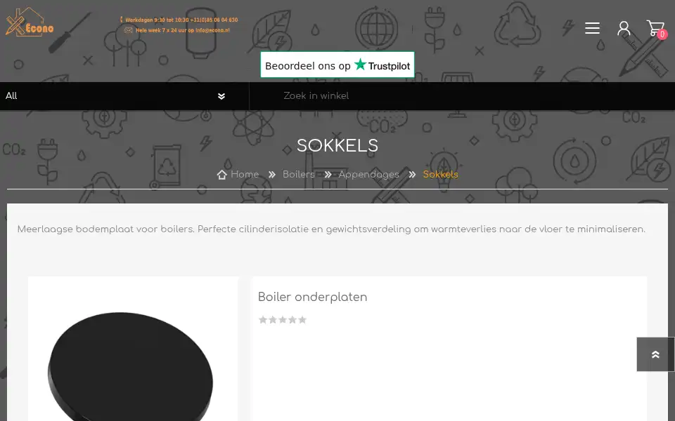 Screenshot of econo.nl