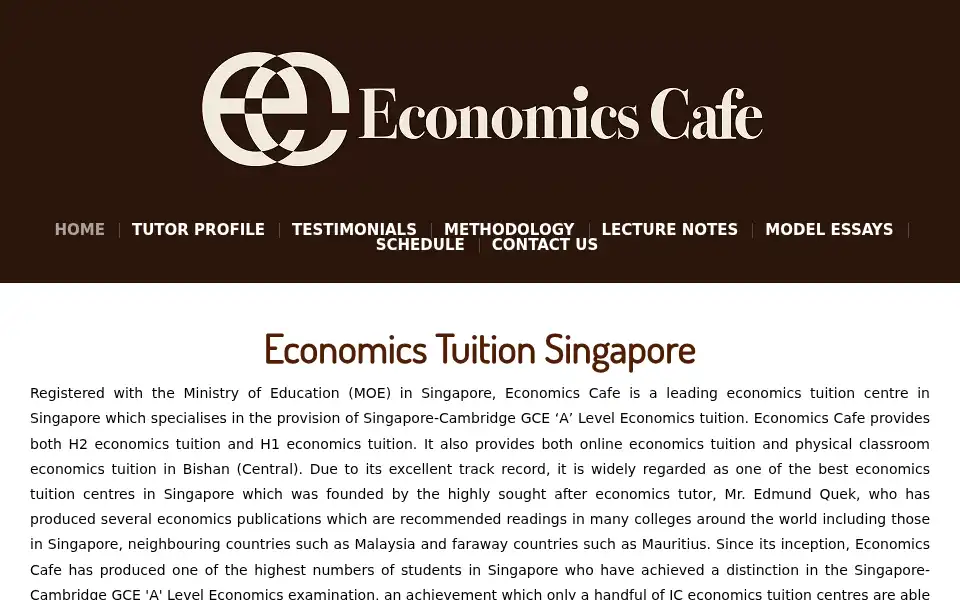 Screenshot of economicscafe.com.sg