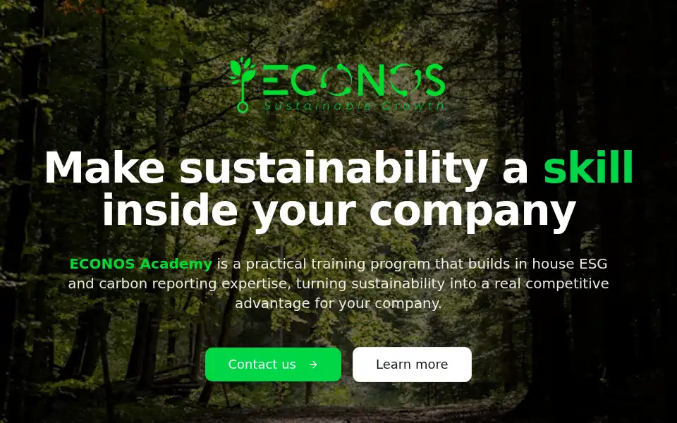Screenshot of econos-esg.com