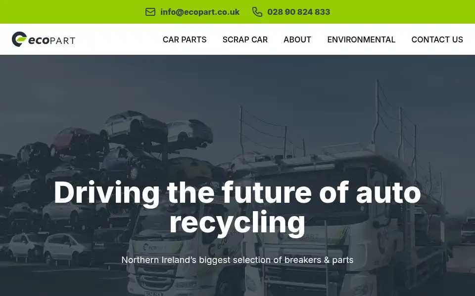 Screenshot of ecopart.co.uk