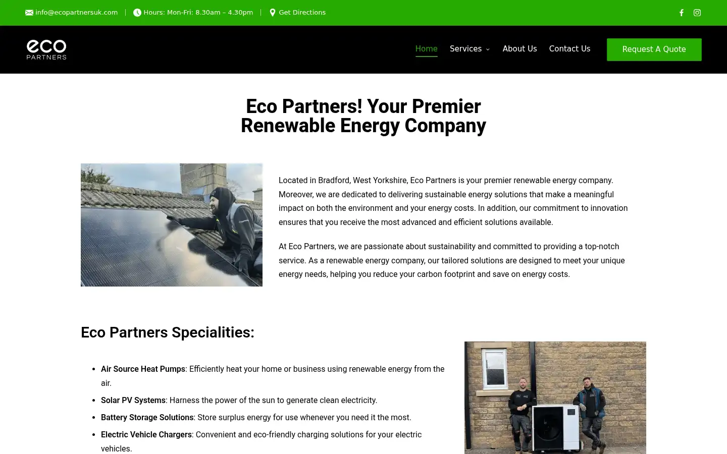 Screenshot of ecopartnersuk.com