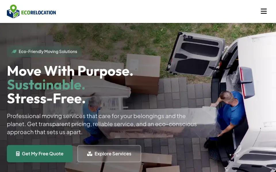 Screenshot of ecorelocation.org