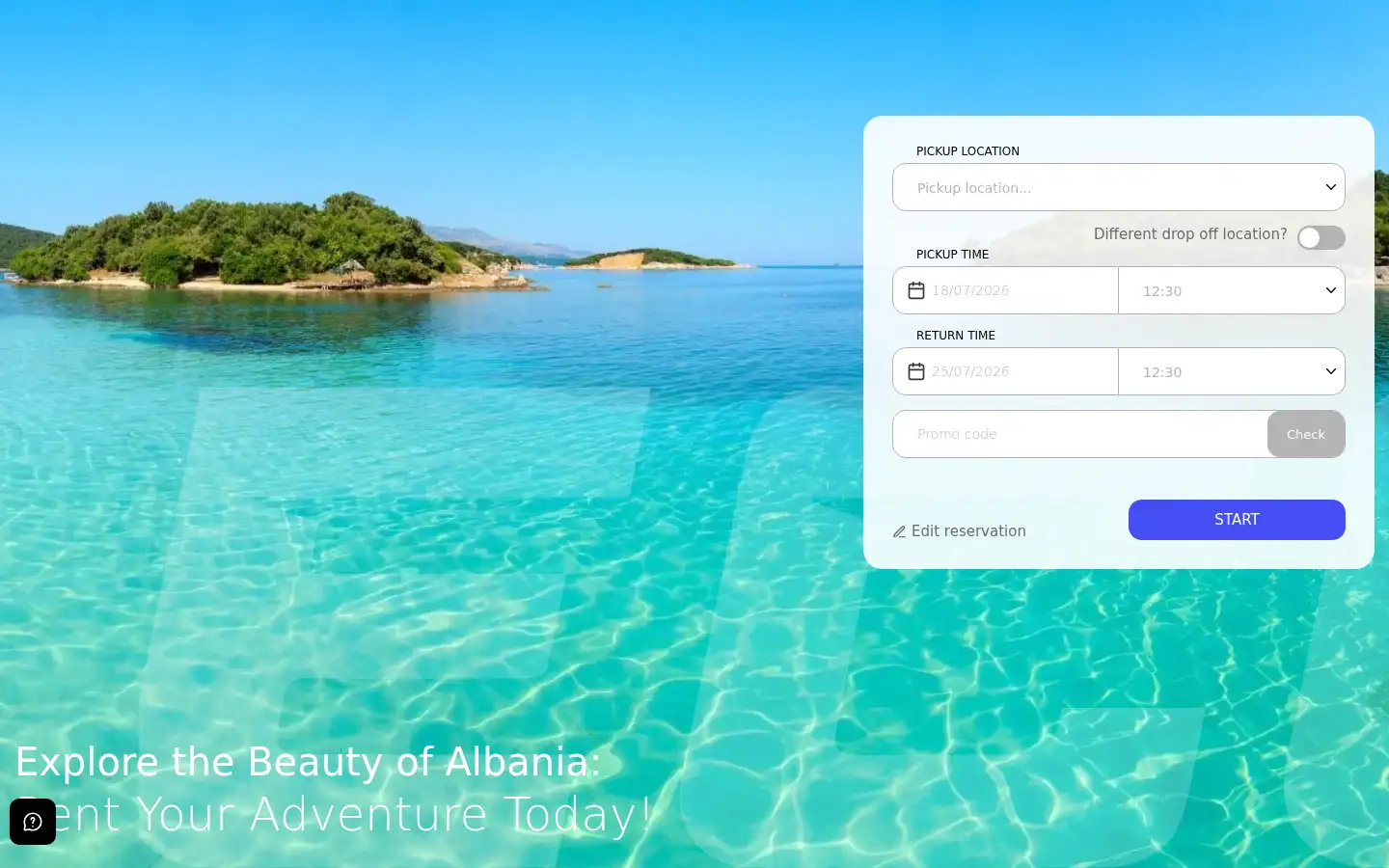 Screenshot of ecorent.al