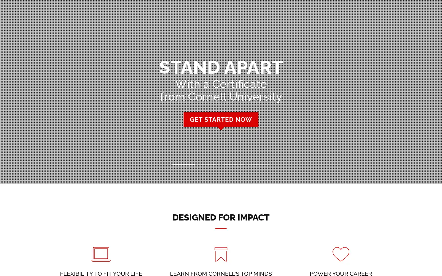 Screenshot of ecornell.cornell.edu