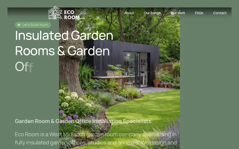 Screenshot of ecoroom.uk
