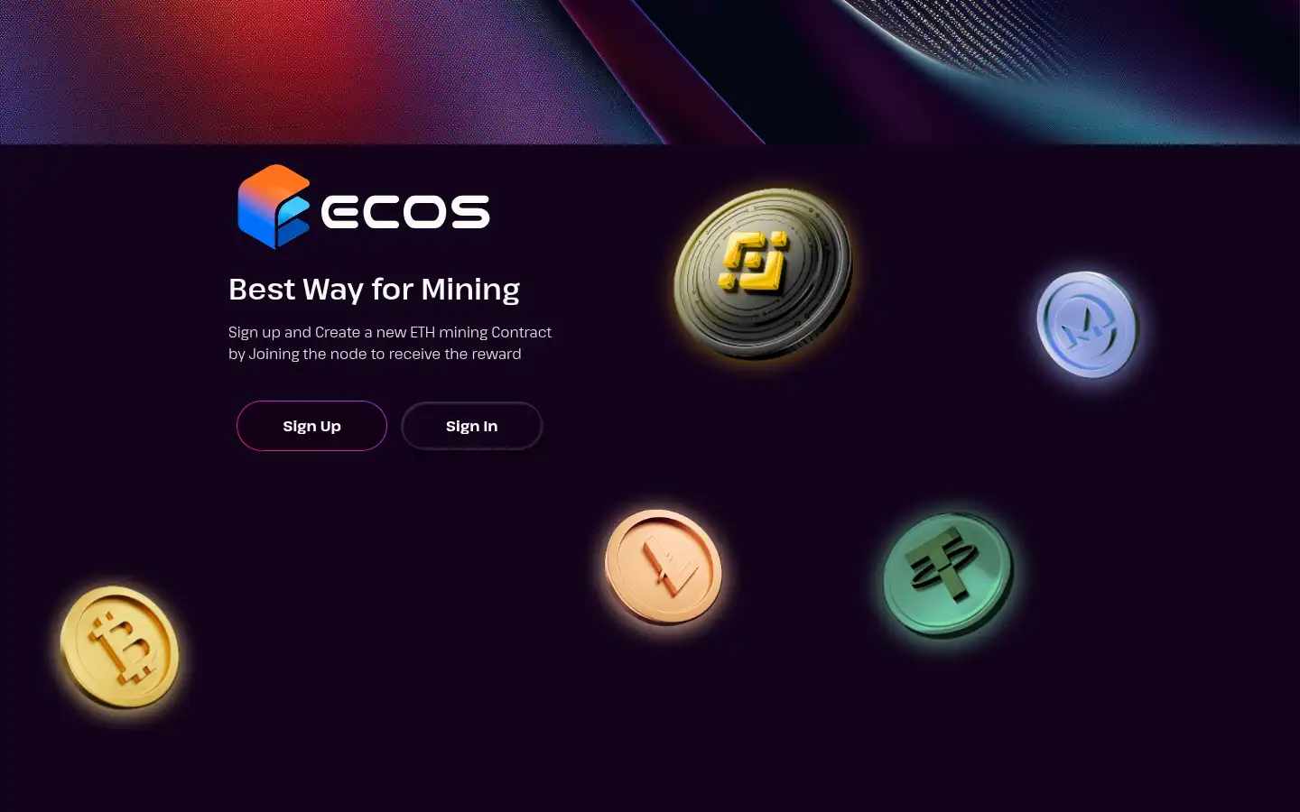 Screenshot of ecoscloud.org