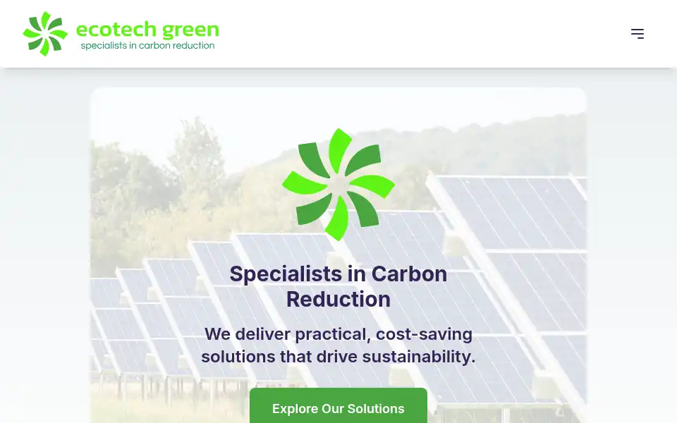 Screenshot of ecotechgreen.co.uk