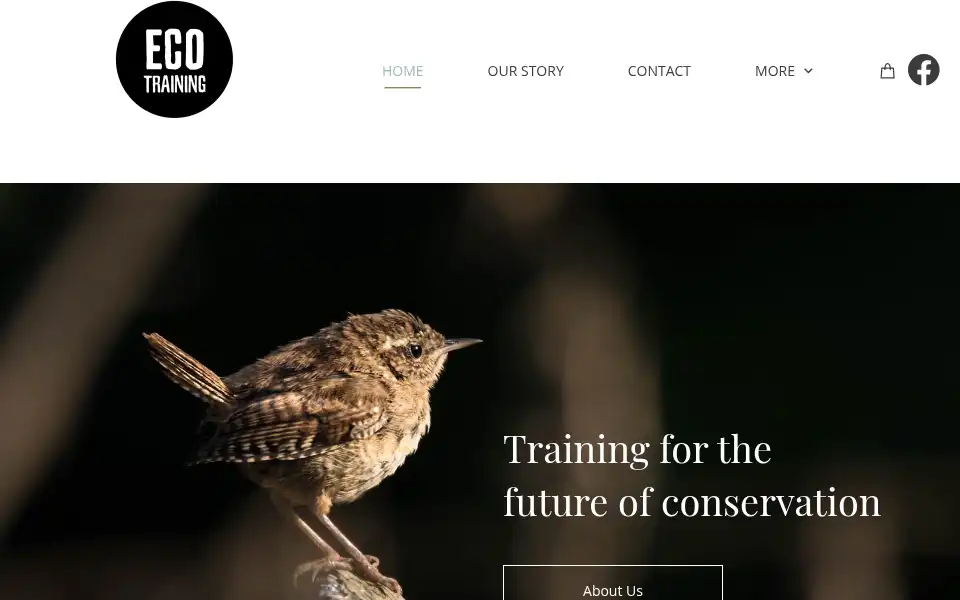 Screenshot of ecotraining.org.uk